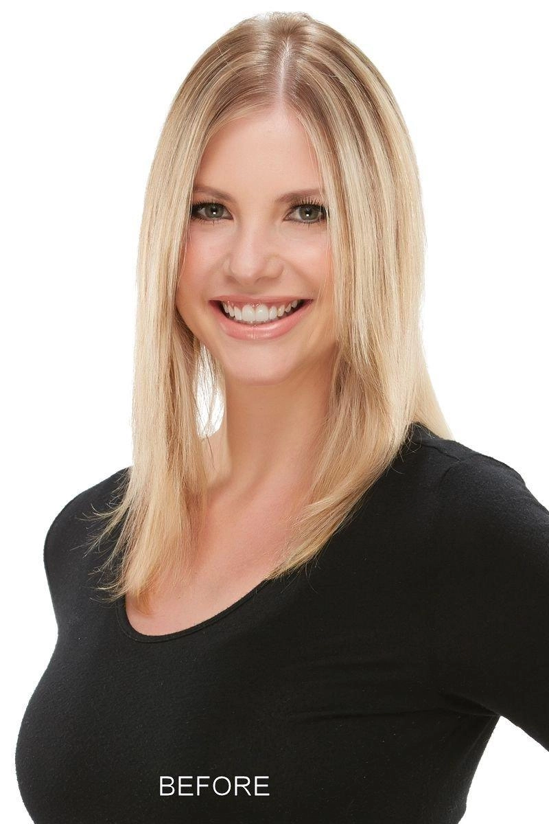 Top Style 12" Human Hair Addition by Jon Renau | 100% Remy Hair Piece (Monofilament Base)