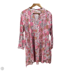 Tunic Long Sleeve By Clothes Mentor In Geometric Pattern, Size: M