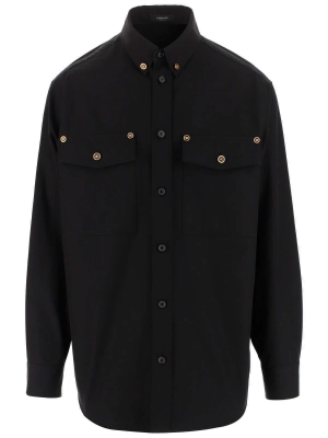 Versace Button-Down Long-Sleeved Shirt