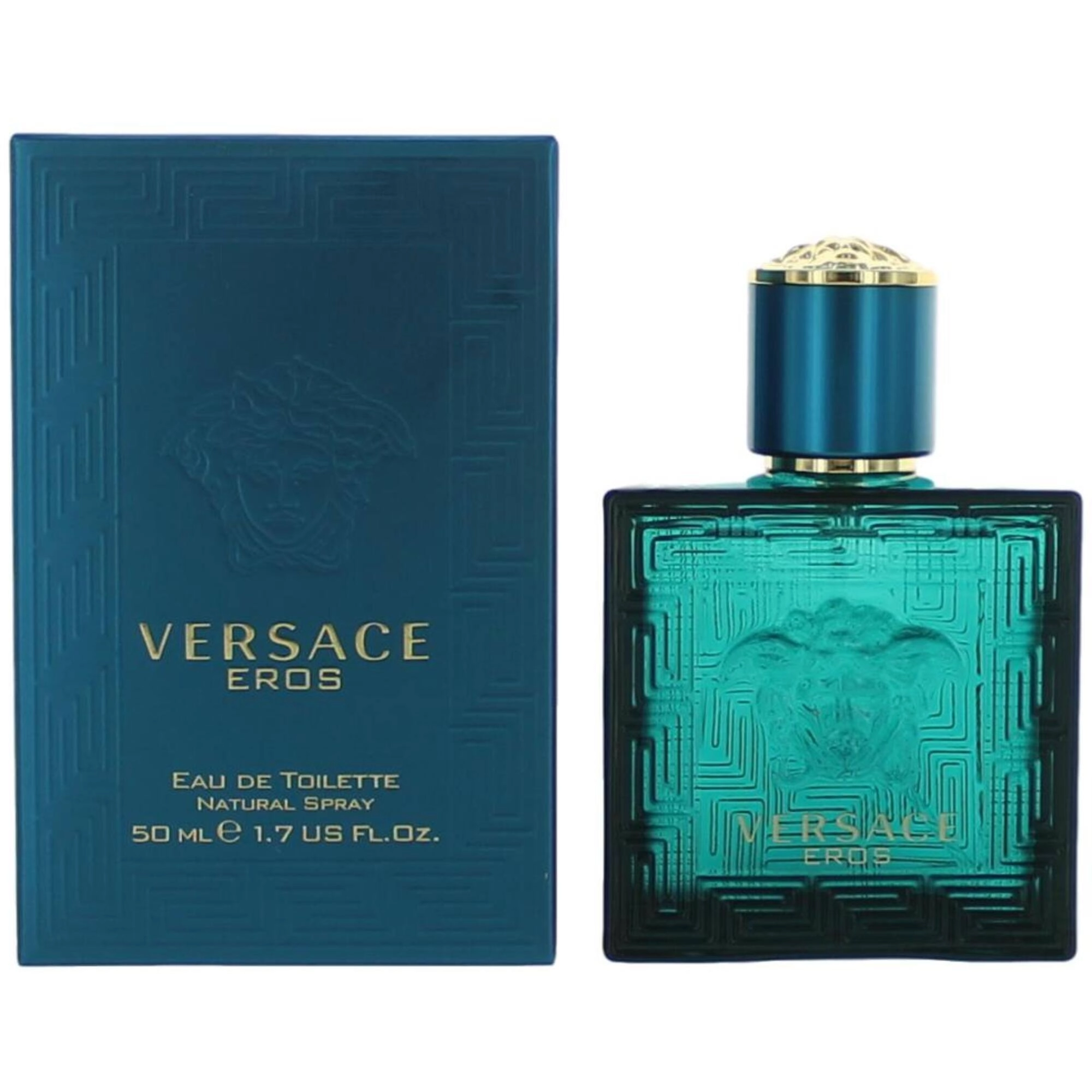 Versace Men's Eau De Toilette Spray - Eros Authentic Exquisite Fragrance, 1.7 oz