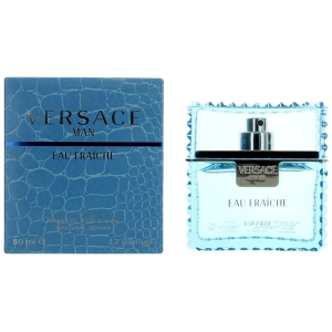Versace Men's Eau De Toilette Spray - Man Eau Fraiche Captivating Scent, 1.7 oz