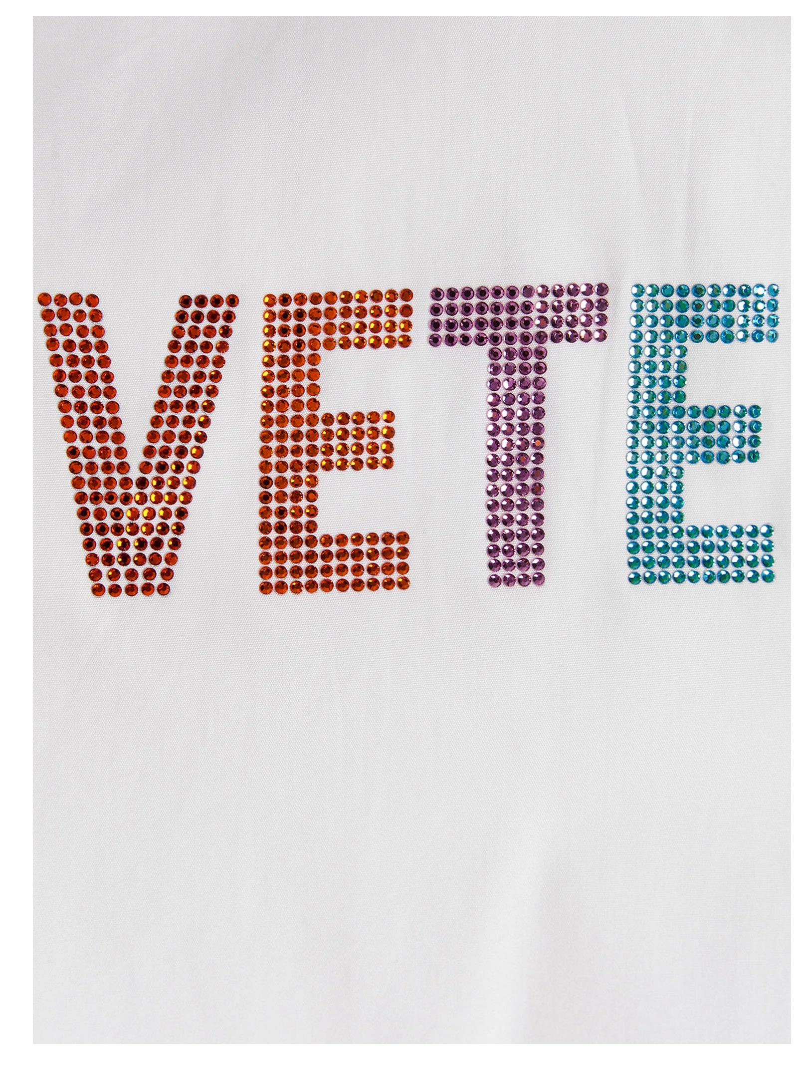 Vetements Logo Embellished Long-Sleeved Shirt