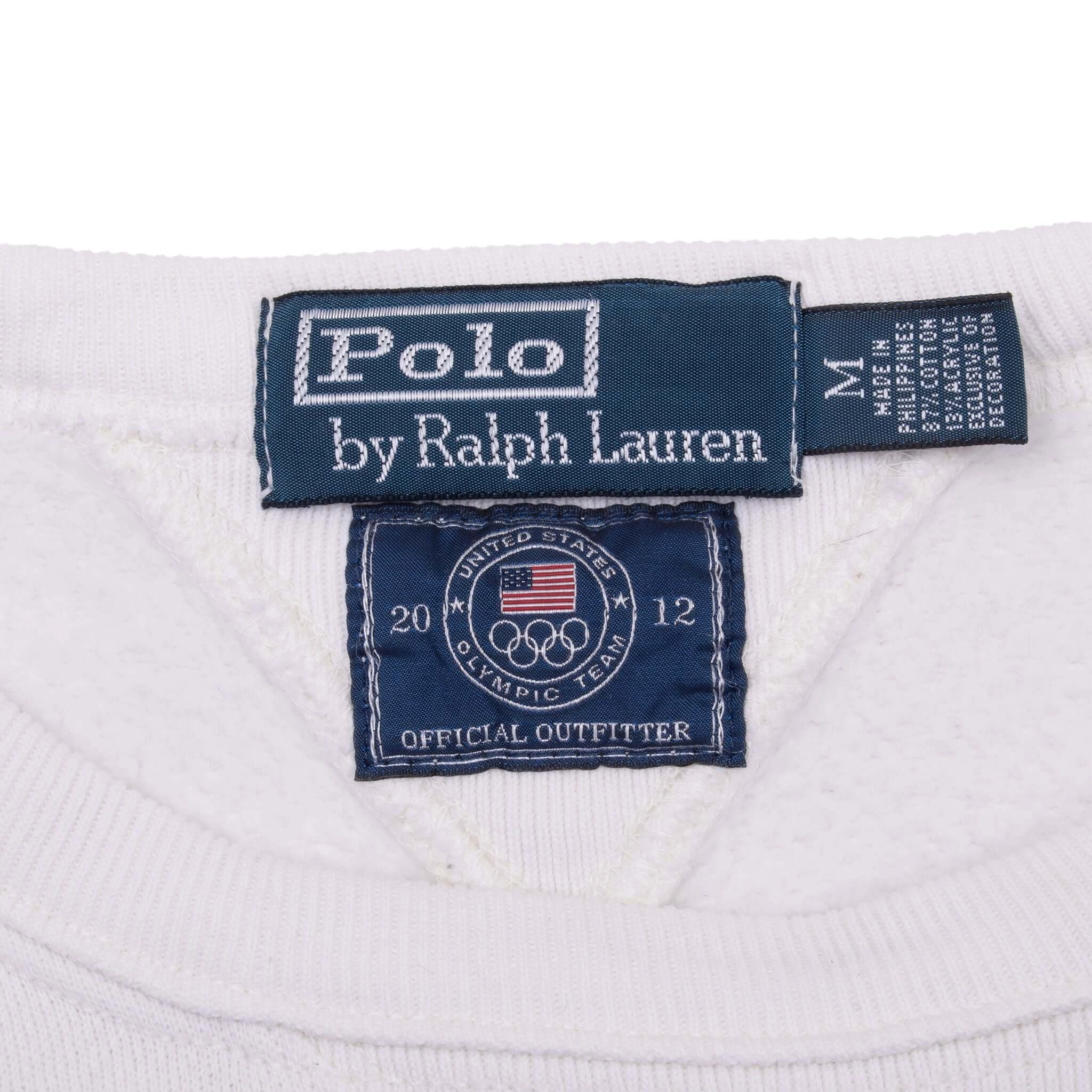 VINTAGE POLO RALPH LAUREN USA OLYMPIC TEAM SWEATSHIRT 2012 MEDIUM