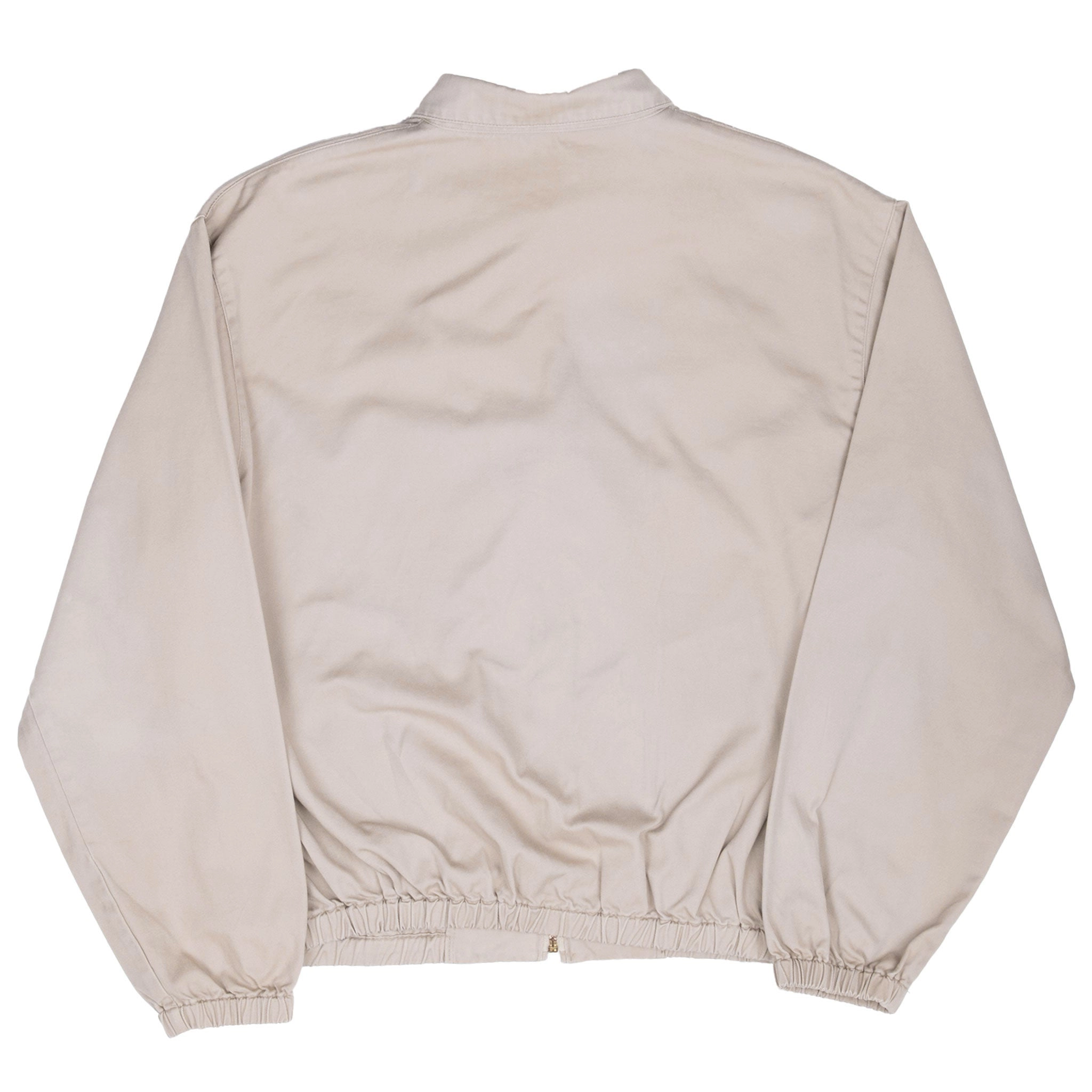 VINTAGE RALPH LAUREN BEIGE HARRINGTON GOLF JACKET 1990S LARGE MADE IN USA