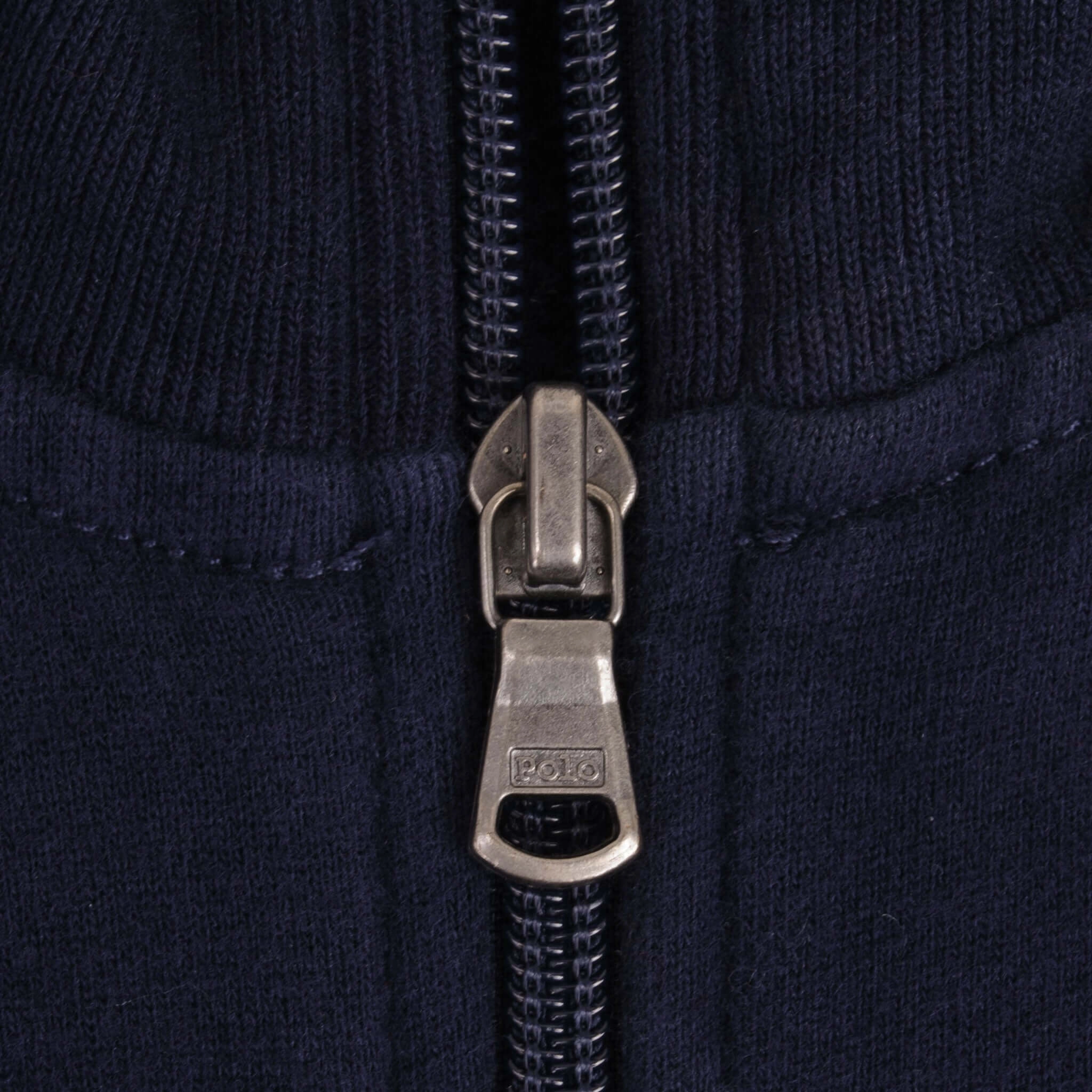 VINTAGE RALPH LAUREN FULL ZIP CLASSIC BLUE SWEATSHIRT 1990S SIZE 2XL TALL