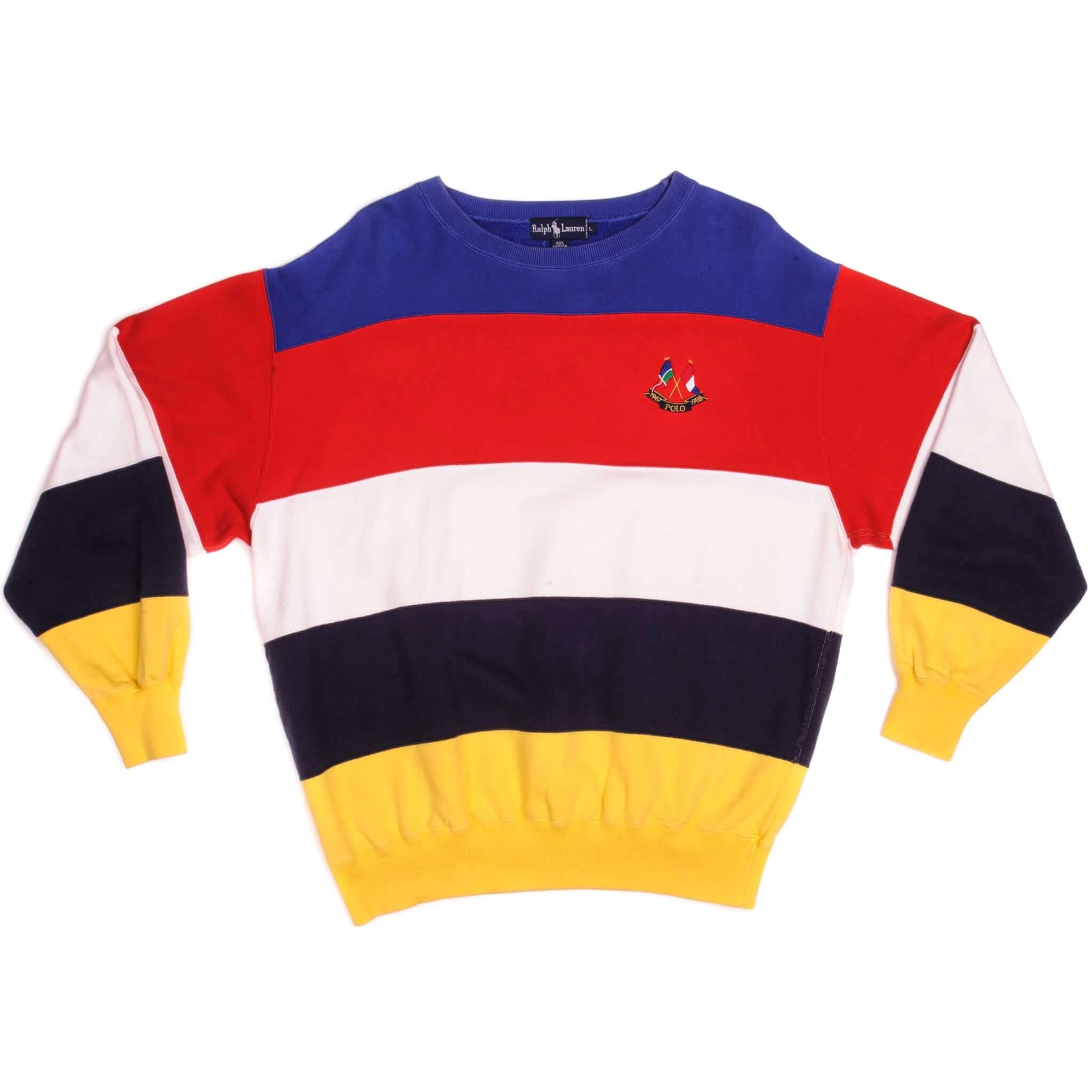 VINTAGE RALPH LAUREN SWEATSHIRT SIZE LARGE 1980s