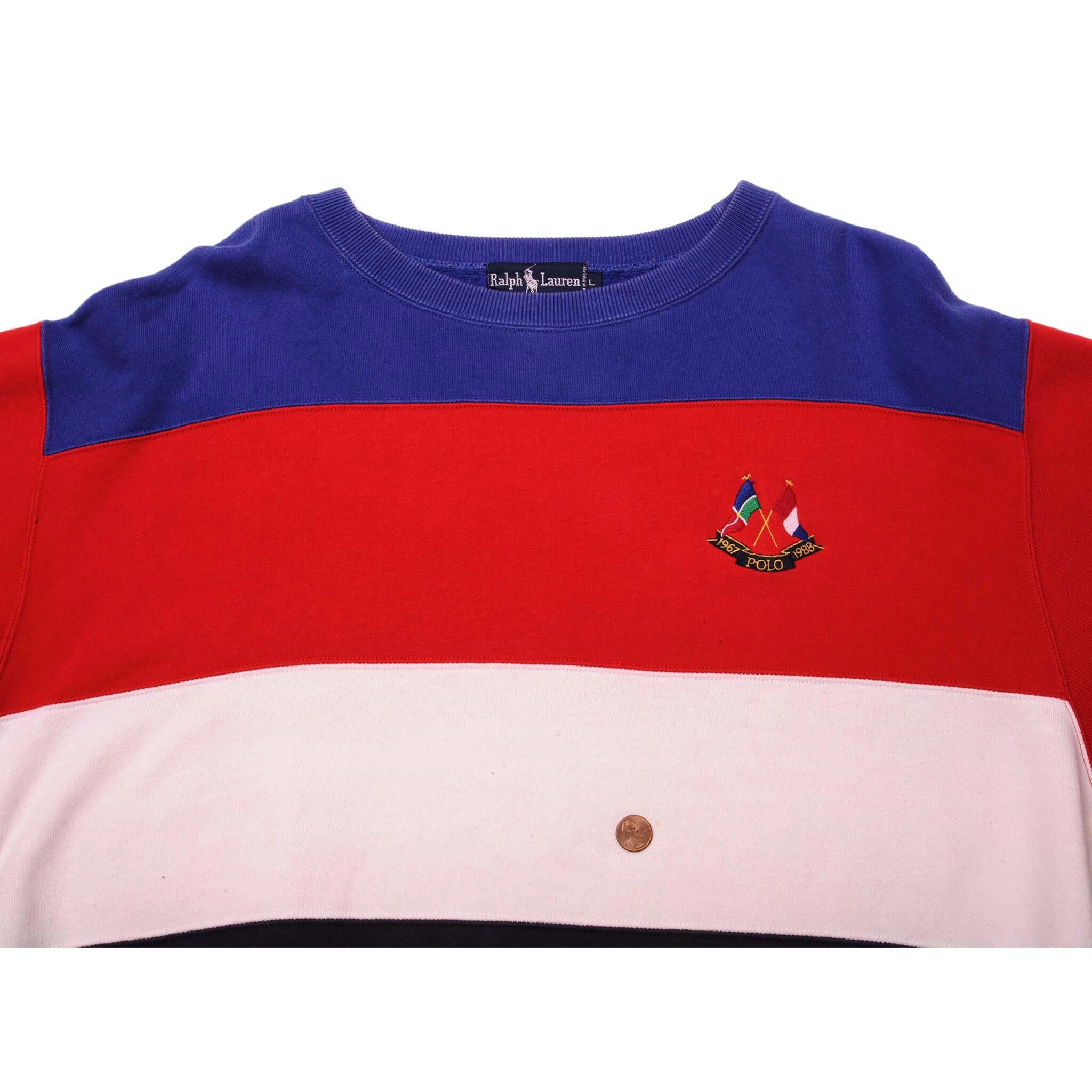 VINTAGE RALPH LAUREN SWEATSHIRT SIZE LARGE 1980s