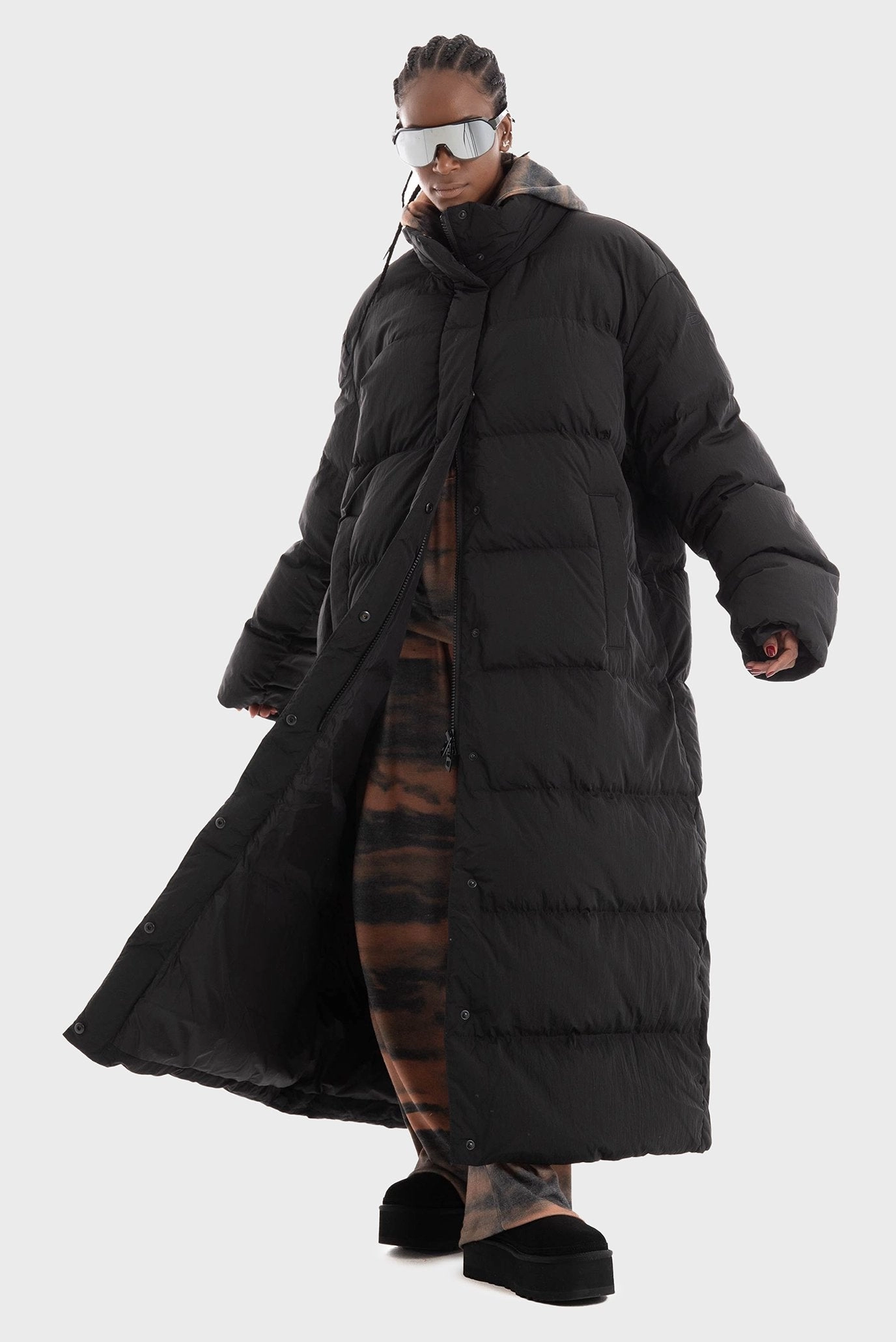 W-raveel-long-fem-p1 Jacket Black