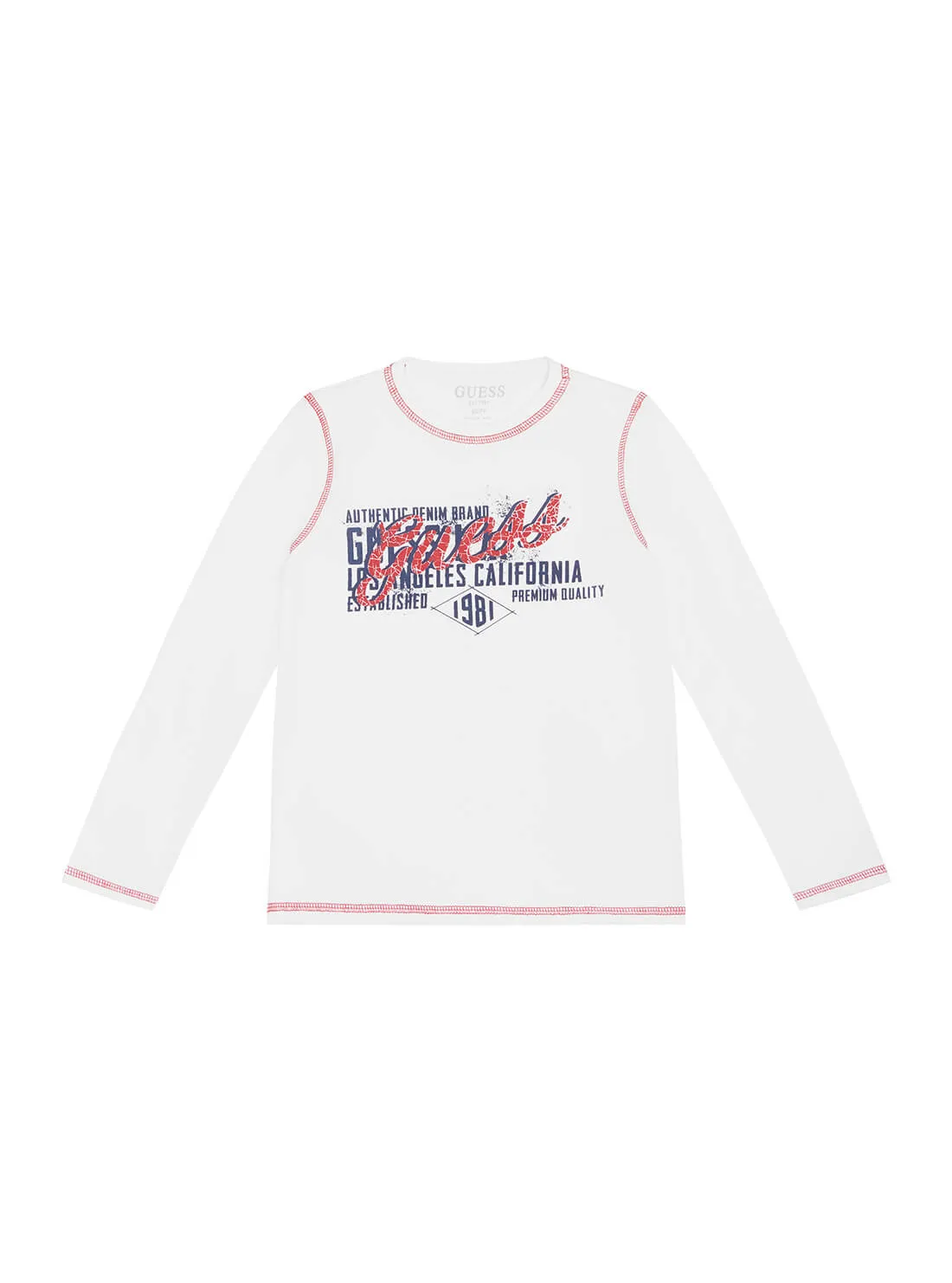 White Multi California Logo T-Shirt (2-7)