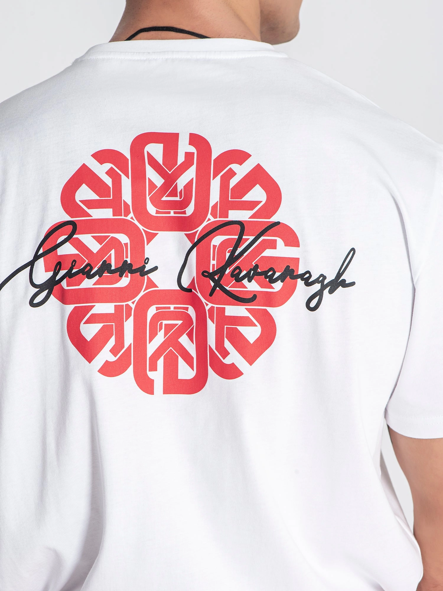 White Rotate Tee