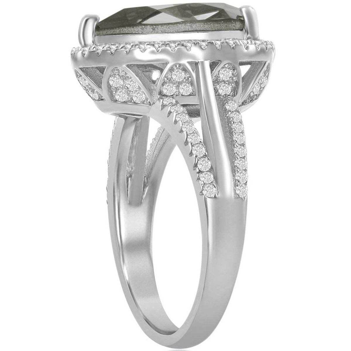 Women's Ring - Black Diamond Swarovski Element CZ, Size 9 | BLW-2421-9