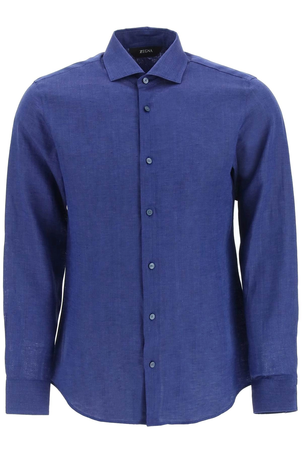 Z Zegna Buttoned Long-Sleeved Shirt